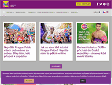 Tablet Screenshot of praguepride.cz